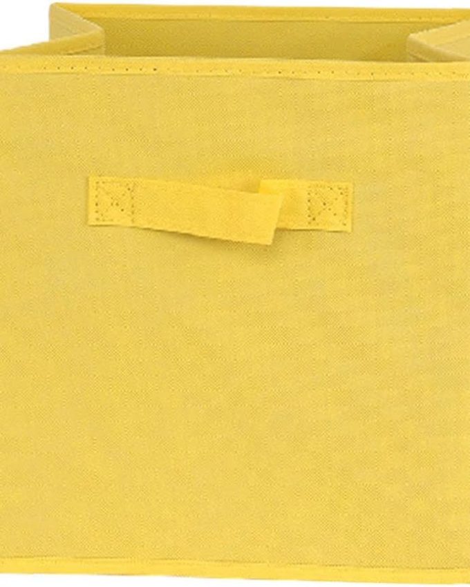 Collapsible Storage Cubes Foldable Storage Bin Basket Non-woven Fabric Organizer Box Collapsible Organizer Baskets with Handles File Organizer Box for Home Office Closet